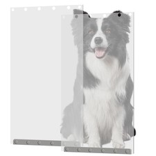 TonGass 2-Pack Clear Dog Door Flap Replacement Extra Large, Transparent