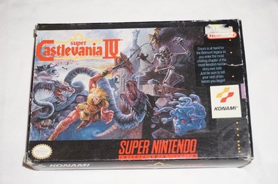 Super Castlevania IV 4 (Super Nintendo SNES) Complete in Box CIB