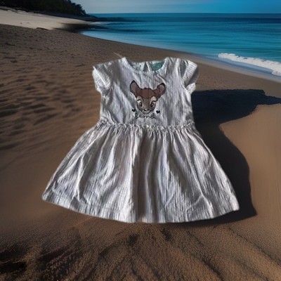 Süßes ungetragenes Sweatkleid von Disney Baby Gr. 80 Bambi