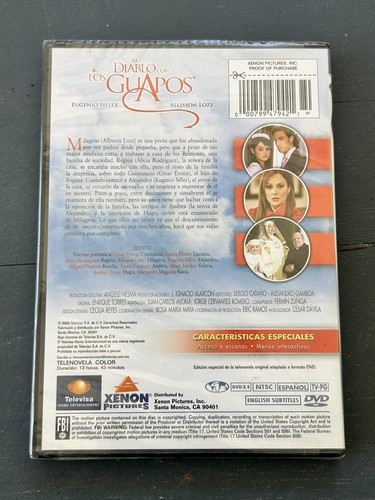 Al Diablo Con Los Guapos Telenovela 4-Disc Edited Version New - Picture 2 of 3