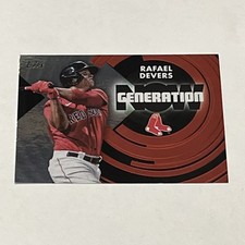 2022 Topps Rafael Devers Generation Now #GN-9 Boston Red Sox