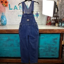VTG 90s Y2K D'Mode Classix Sportwear Bib Overalls Straight Leg Baggy, S