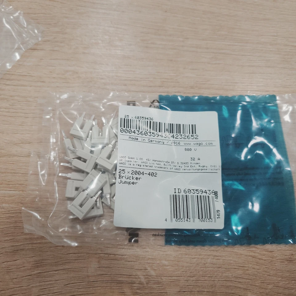 Wago 2002-402/60359436Kammbrücker 1VE=25 Stück - Bild 2 von 4