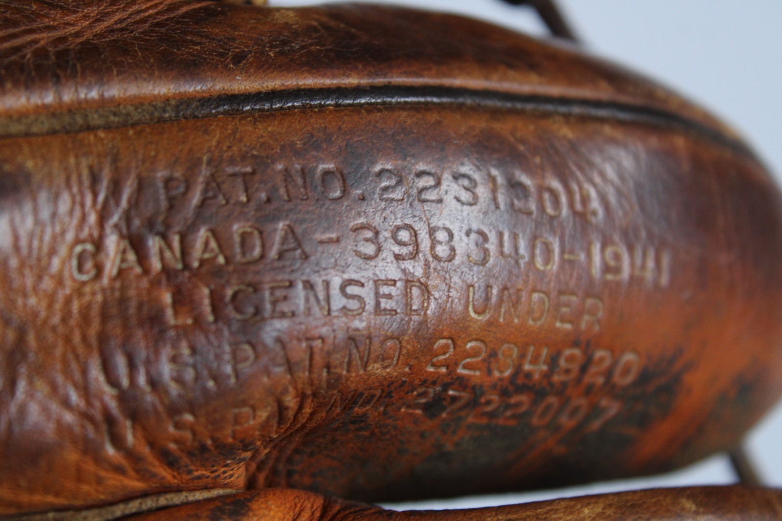 VTG J.C. Higgins Leather  Model # 1638  RHT Baseball Glove Sears Roebuck CO