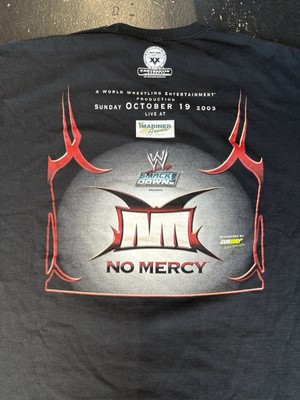 RARE Vintage WWE No Mercy 2003 PPV Event Shirt XL Vince Brock