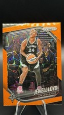 2025 Panini Prizm WNBA- Orange Velocity #57 Jewell Loyd - Las Vegas Aces