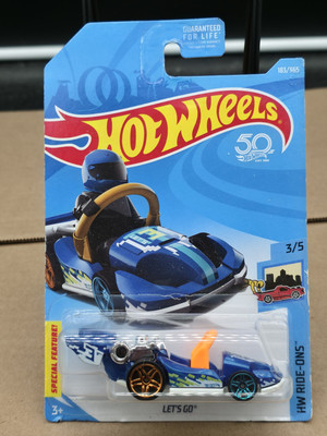 Let's Go 183/365 HW Ride-Ons 3/5 2018 Hot Wheels NEW