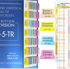 Upgraded Index Tabs for DSM-5-TR 2022, 94 Pri...