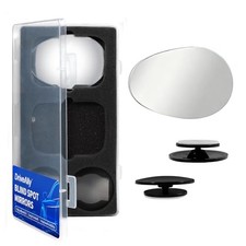 2 PCS Car Blind Spot Mirror, HD Frameless Convex Glass Angle Adjustable, Oval