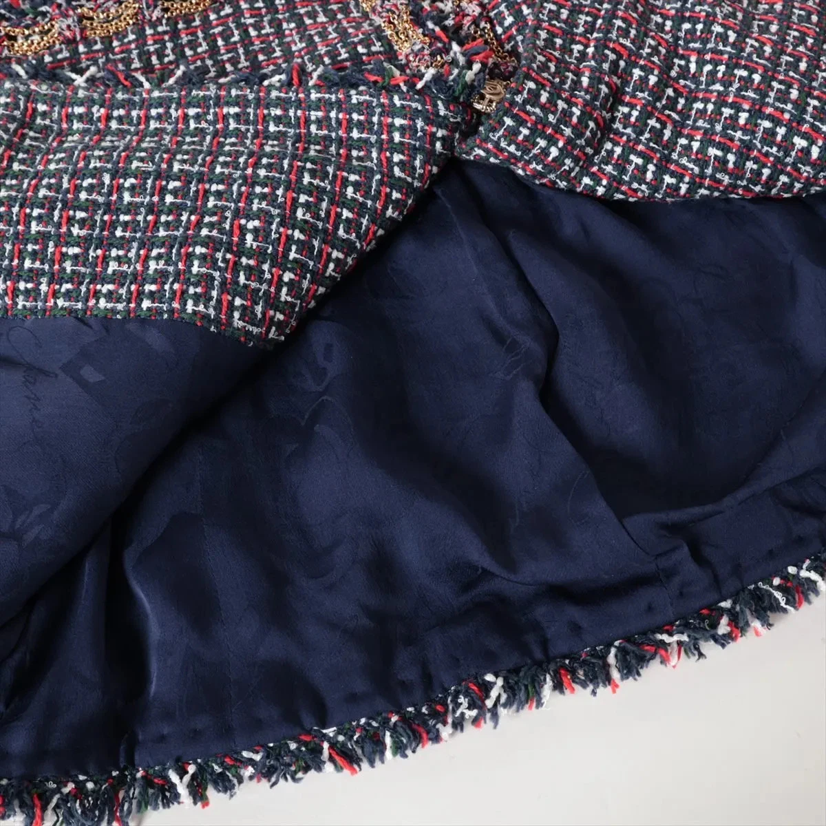 Giacca Chanel Coco Button 08P poliestere x cotone x rayon 36 donna multicolore