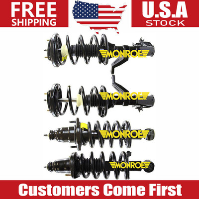Monroe Front & Rear Strut For 2003-2011 Honda Element 2.4L Lifetime Warranty