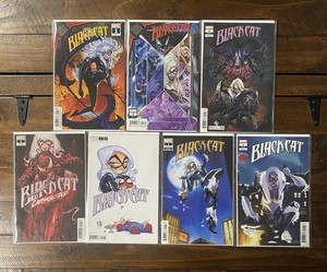 Black Cat #1,3 (2021) #1 Young, Villa, Clark Var. #2 Momoko, Brooks Variants