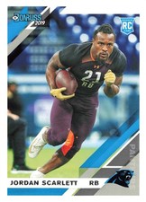 Jordan Scarlett 2019 Donruss #252 Carolina Panthers RC