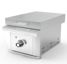 Open Box Ranch Side Griddle 304 Black SS - Wildfire Outdoor Living