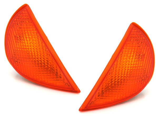 Frontblinker Set FüR Fiat Seicento 187 1998-2000 Gelb Gelber Blinker Orange-image