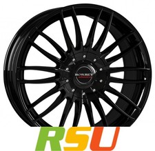 Borbet CW3 black glossy 7.5x18" ET37 LK5 130 ML 84.1 Alufelgen 18 Zoll