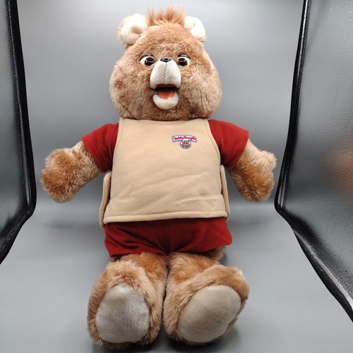1985 Teddy Ruxpin Bear WOW Worlds Of Wonder Tested - Sound Works, No Movement - Picture 16 of 17