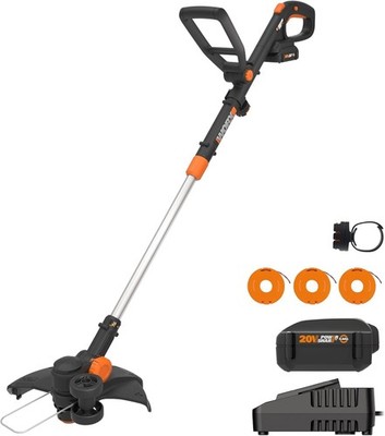 WG170.3 Worx 20V 4.0 Cordless Grass Trimmer/Edger 60 Min Quick Charger