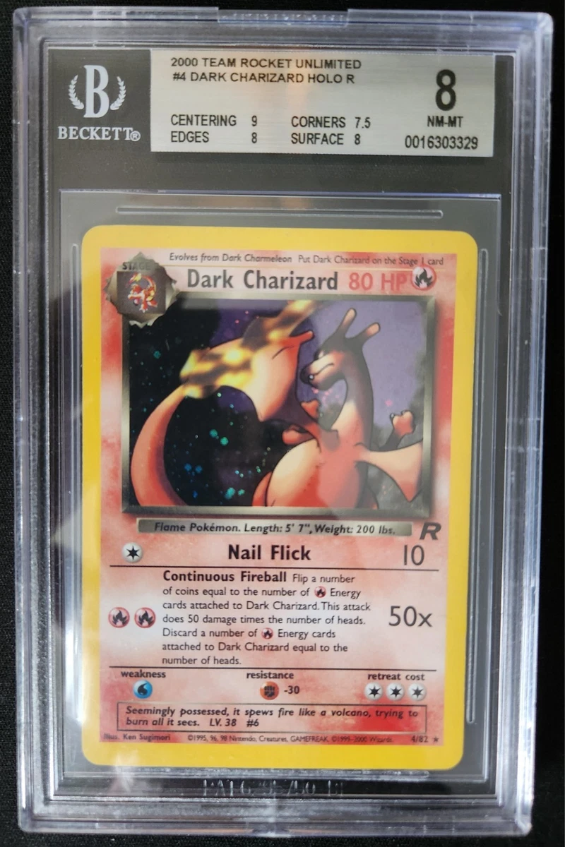 Darkness Charizard Pokémon TCG Team Rocket Individual Collectible