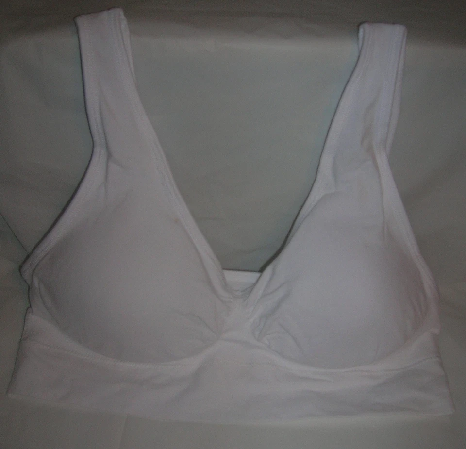 NUEVO GENIE Sujetador Conjunto De 3 Almohadillas Extraíbles Nude Negro Blanco XS/Sm Nylon Spandex Foto 4 de 4