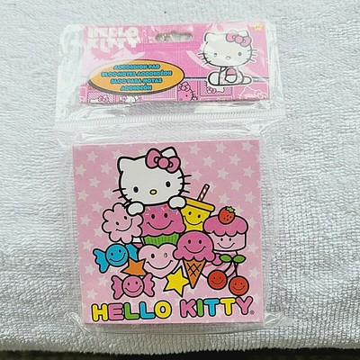 2014 Sanrio Hello Kitty Accordion Note Pad Ice Cream Cupcakes Candy NEW