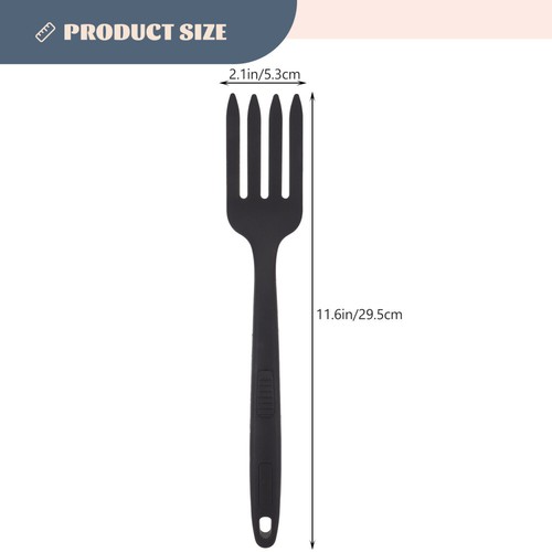 Mixing Silicone Cooking Fork Convenient Cooking Fork Mixing Pasta - Picture 7 of 12