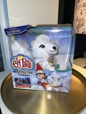 Elf on the Shelf Pets ~ An Arctic Fox Tradition Set with Plush Cub & Story Book