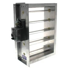 Ewc Controls 8x24 Nd Motorized Damper 8 X 24 Rectangular Damper Replacement