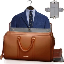 GOODIES LABS Garment Bag For Travel, Carry On,  Bag for Suits, Dresses & Shoes