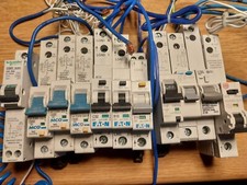 11 various used RCBO's Wylex MK Hager MK MCG Schneider Eaton