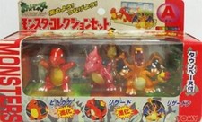 #FD4267 TOMY Pokemon Monster Collection A Charmander & Charmeleon & Charizard