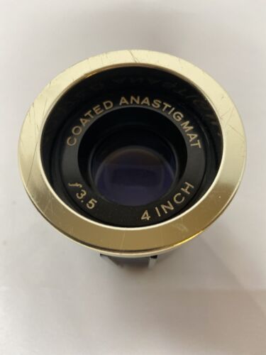 Anastigmat Lens 4” F/3.5 - Picture 1 of 4