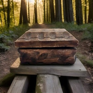 1960s Witco Treasure Chest JEWERY Box Trinket Stash Vintage Mid-Century Tiki Ha.