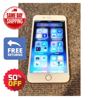 Apple iPhone 8 Plus 5.5  -64GB- 4G Unlocked Verizon Tmobile Cricket Pristine 