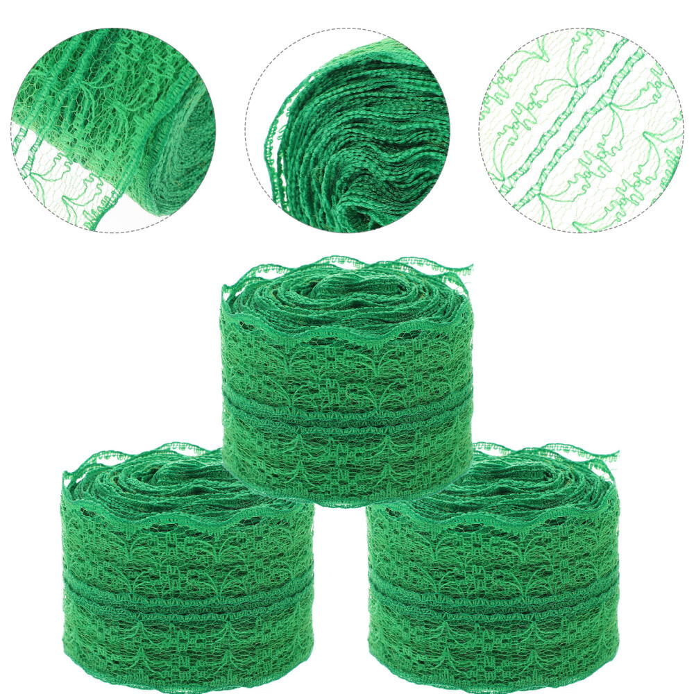 3 Rolls Macrame Decor Holiday Party Ribbons Nonstretch Lace Bow Tie eBay