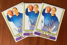 CRAIG T NELSON Autographed Auto UNIQUE Custom Football Card COACH L@@K