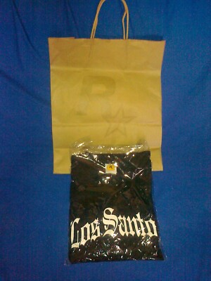 ORIGINAL CAPCOM ROCKSTAR GTA GRAND THEFT AUTO TOKYO GAMESHOW PRESS KIT LTD SHIRT