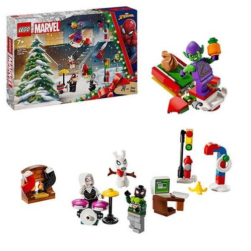 LEGO Marvel Super Heroes Spider Man Calendario dell'Avvento di Natale 2024 Set 76293 - Foto 2 di 2