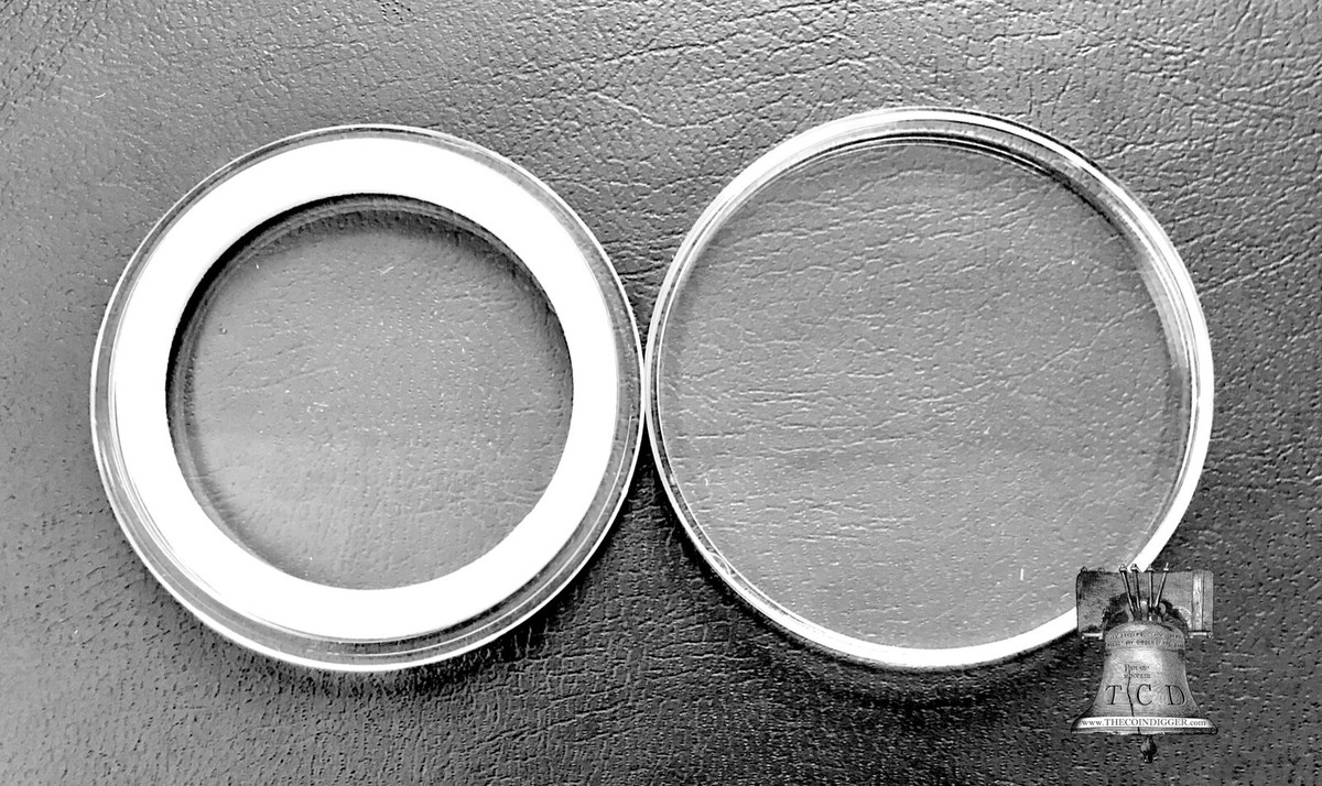 Get 40mm AirTite Capsules – Perfect Fit For American Silver Eagle Coins (Pack Of 50)
