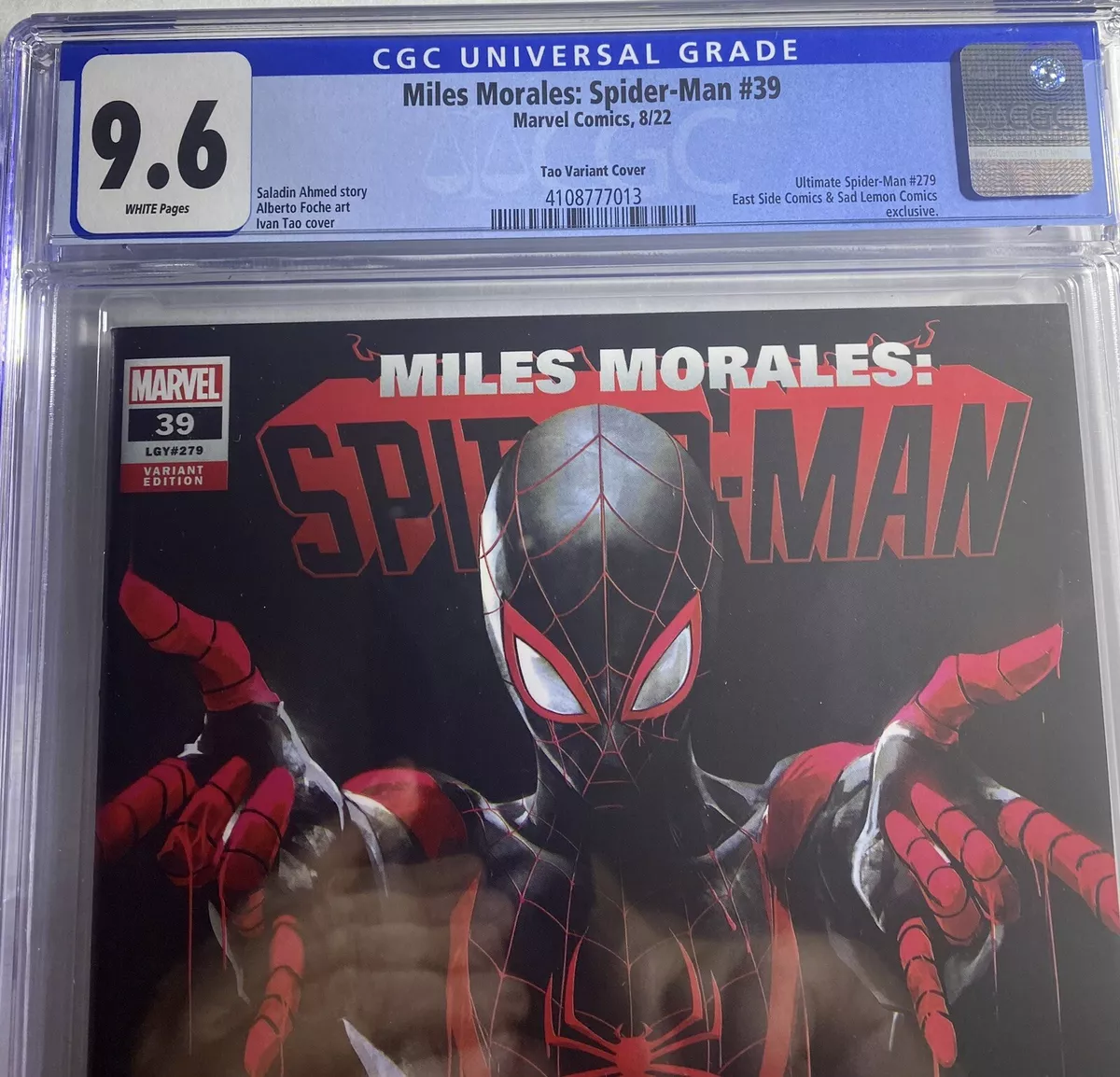 MILES MORALES: SPIDER-MAN #39 Ivan Tao Trade Variant LTD