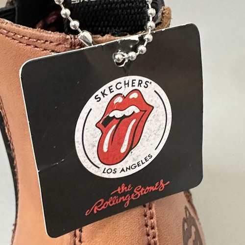 Mark Nason Skechers x Rolling Stones Chelsea Boots Men’s Sz 12 Brown - Picture 13 of 14