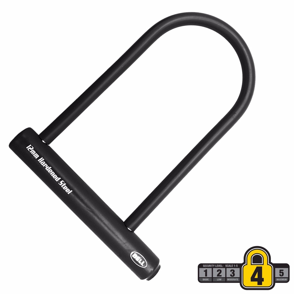 Bell Catalyst 300 Bicycle Bike U-Lock Black 12mm Hardened Steel