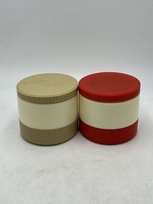 2 Vintage ALADDIN #7000 Food Thermos Jars Hot Cold Soup Insulated ...