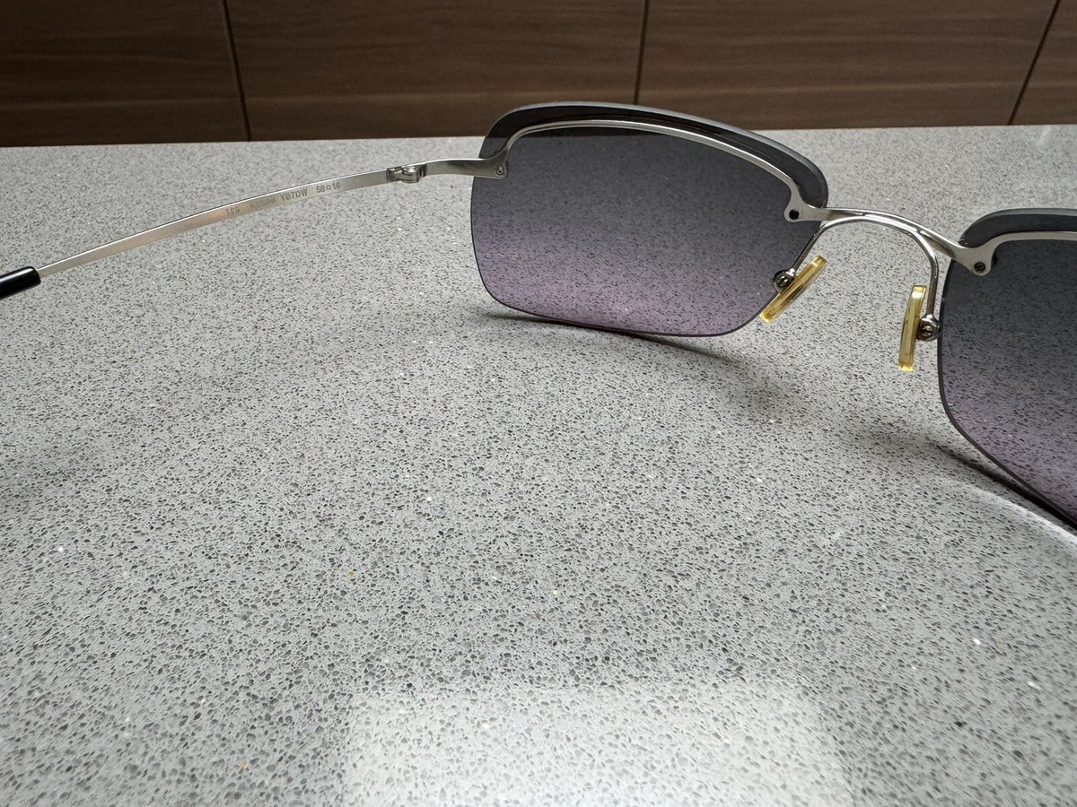 Diesel Kusini YB7DW Purple Tinted Semi Rimless Y2K Vintage  display picture 1