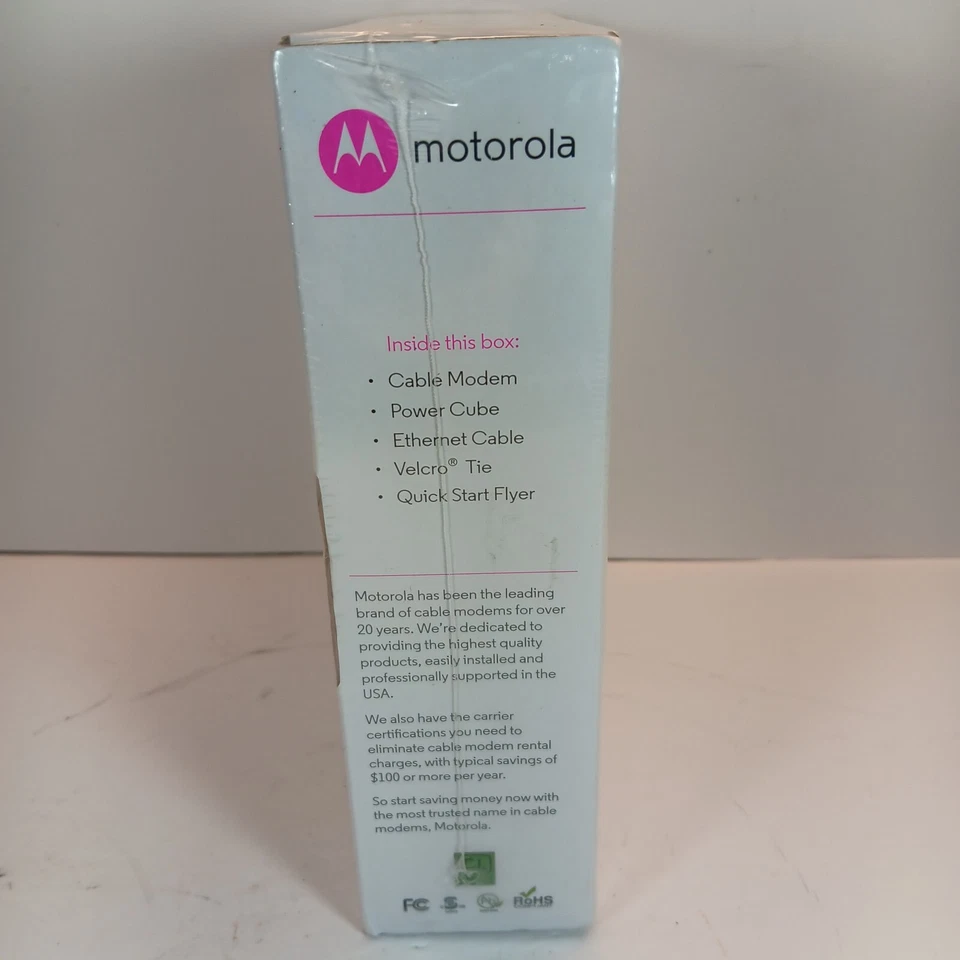 MOTOROLA 16x4 Cable Modem MB7420 / 686 Mbps DOCSIS 3.0 - Brand New Factory Seal - Image 4 of 4