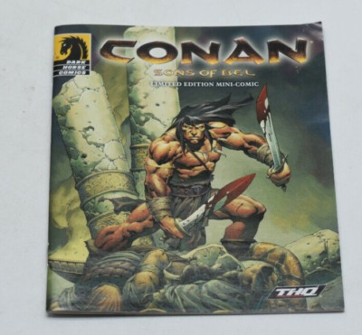 CONAN SONS of BEL Dark Horse LIMITED EDITION Video Game MINI COMIC Tim Truman