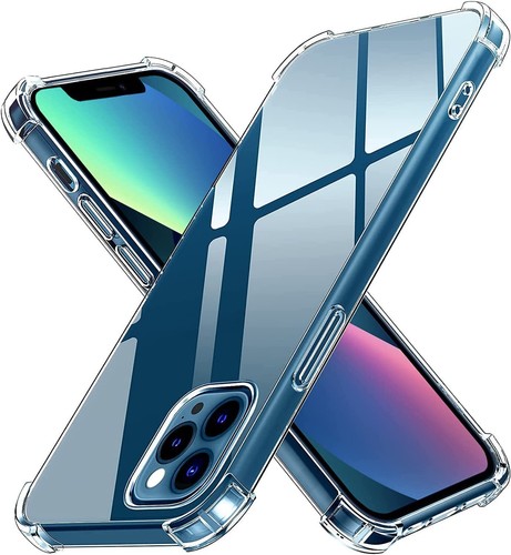 Funda Iphone X 11 12 13 14 15 16 Pro Max Transparente TPU Antigolpes Reforzada - Imagen 32 de 33