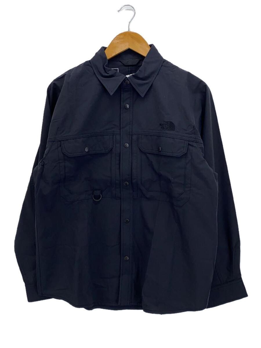 THE NORTH FACE Long Sleeve Shirt FIREFLY CANOPY S Black Solid Used 