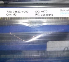 Qty 20 pcs-Bourns-3362Z-1-202-TRIMMER Potentiometer  2Kohm, 0.5W PC PIN