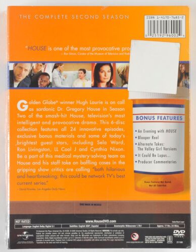 House MD TV Series DVDs Complete Seasons 1-5 NEW Sealed - Foto 3 di 6